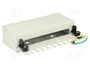 DeLOCK Keystone Desktop Patchpanel 8 Port gris 43336