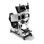Oplite 101268 Ruedas giratorias con bloqueo para cockpit R8, Negro y Rojo