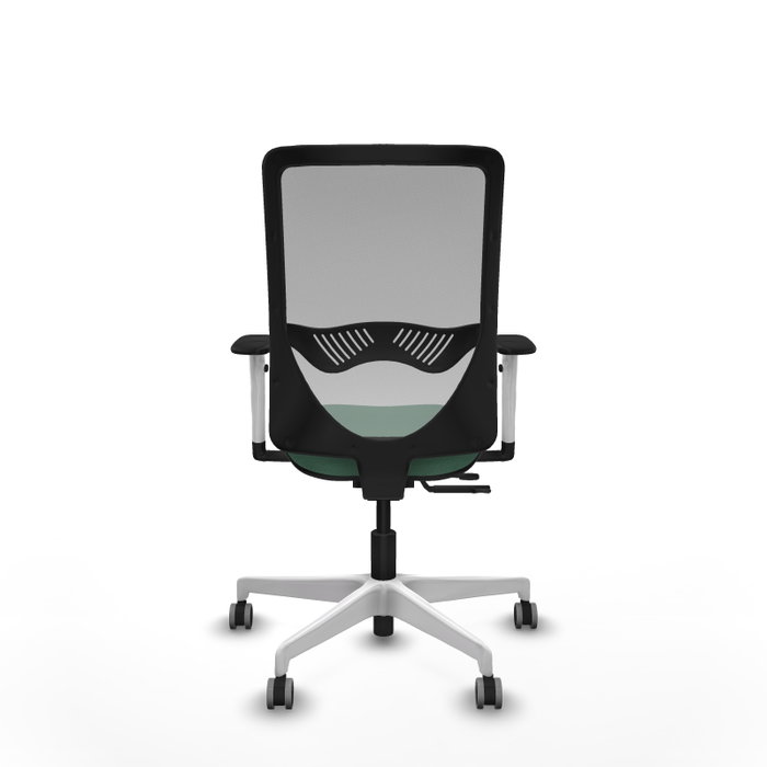 PIQUERAS Y CRESPO Silla de oficina Zulema Verde esmeralda y Gris