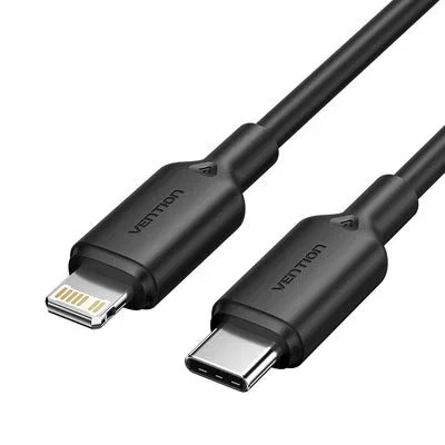 Vention Cable USB-C a Lightning LAKBF de 1 m, Negro Vention Cable USB-C a Lightning LAKBF de 1 m, Negro