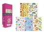 BASIKA Papel de regalo infantil diseños surtidos caja de 50 rollos (70x200 cm)