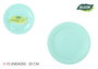 Algon Set 10 Platos Cartón Aguamarina 21 cm (24 Unidades)