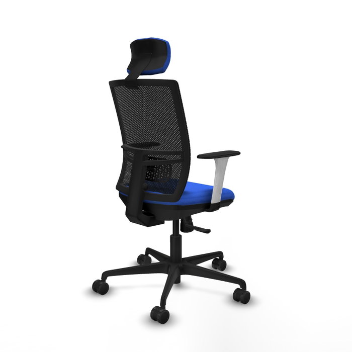 PIQUERAS Y CRESPO Silla de oficina Yunquera con mecanismo Sincro, Azul y Negro PIQUERAS Y CRESPO Silla de oficina Yunquera con mecanismo Sincro, Azul y Negro