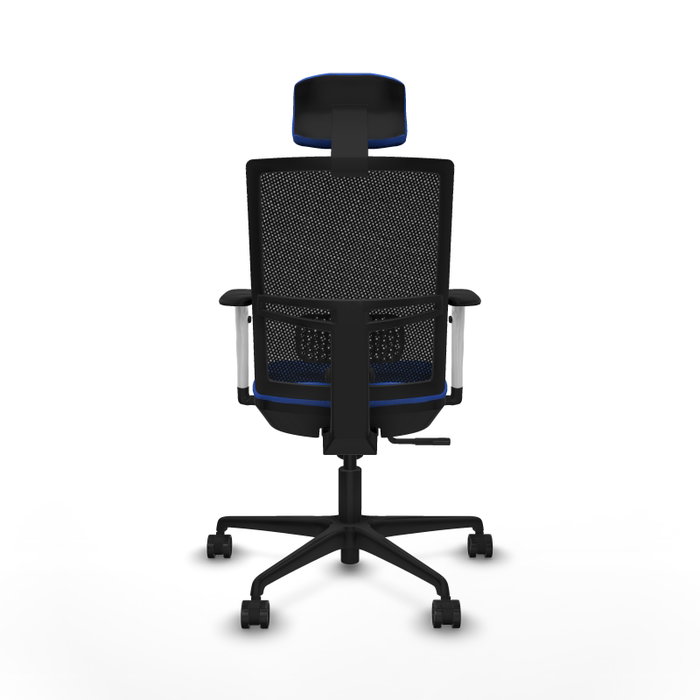 PIQUERAS Y CRESPO Silla de oficina Yunquera con mecanismo Sincro, Azul y Negro PIQUERAS Y CRESPO Silla de oficina Yunquera con mecanismo Sincro, Azul y Negro