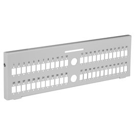 EFB Elektronik 53604.3V2 Tapa ciega para rack de acero, Gris