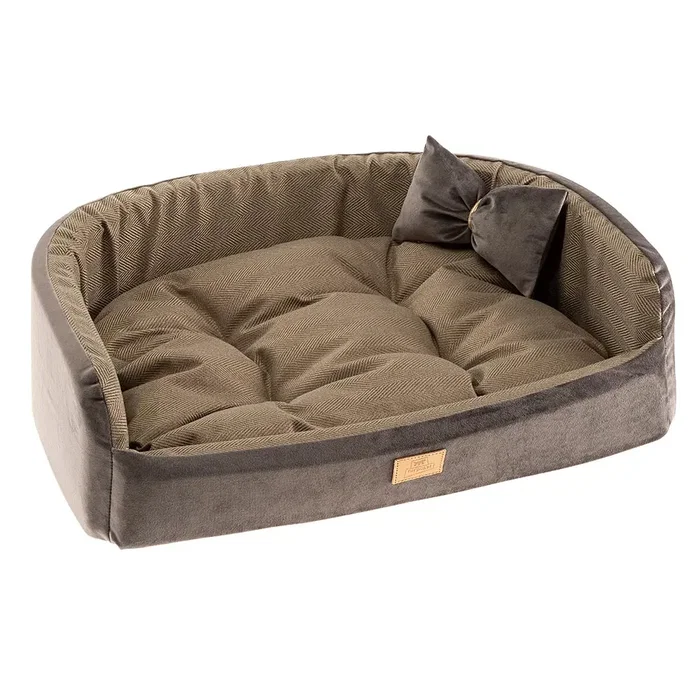 Ferplast Harris 80 Cama para Perro Marrón 81 x 55 x 20 cm Ferplast Harris 80 Cama para Perro Marrón 81 x 55 x 20 cm