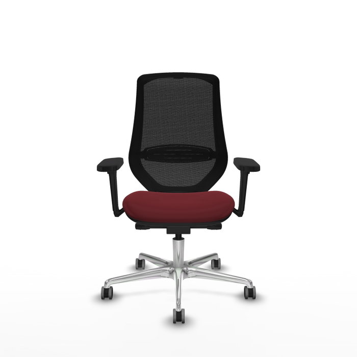 PIQUERAS Y CRESPO Silla de oficina Mardos con mecanismo Sincro/Traslack, Granate y Negro PIQUERAS Y CRESPO Silla de oficina Mardos con mecanismo Sincro/Traslack, Granate y Negro