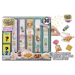 MGA Miniverse Make It Mini - Multi Pack 535591 con Más de 30 Piezas de Ingredientes para Crear Recetas Únicas, Incluye 2 Sorpresas, Juguete de Colección para Niños +8 Años