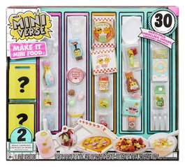 MGA Miniverse Make It Mini - Multi Pack 535591 con Más de 30 Piezas de Ingredientes para Crear Recetas Únicas, Incluye 2 Sorpresas, Juguete de Colección para Niños +8 Años