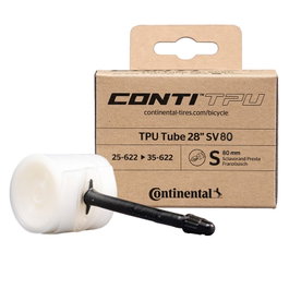 Continental Cámara TPU 28'' Presta 80mm 25-35/622