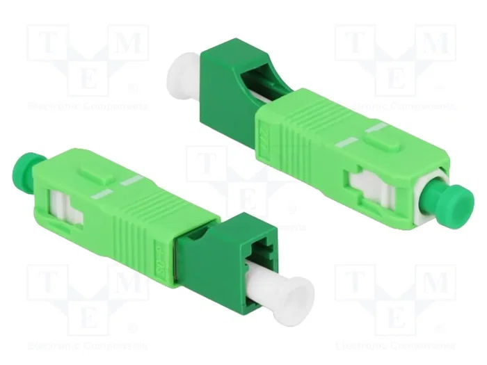 DeLOCK Acoplador híbrido de fibra óptica SC Simplex a LC Simplex verde DeLOCK Acoplador híbrido de fibra óptica SC Simplex a LC Simplex verde