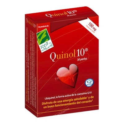 Cien Por Cien Natural Quinol 10 100Mg 30 Perlas Cien Por Cien Natural Quinol 10 100Mg 30 Perlas