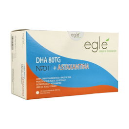 Egle NPD1 DHA 80TG + Astaxantina 120 cápsulas