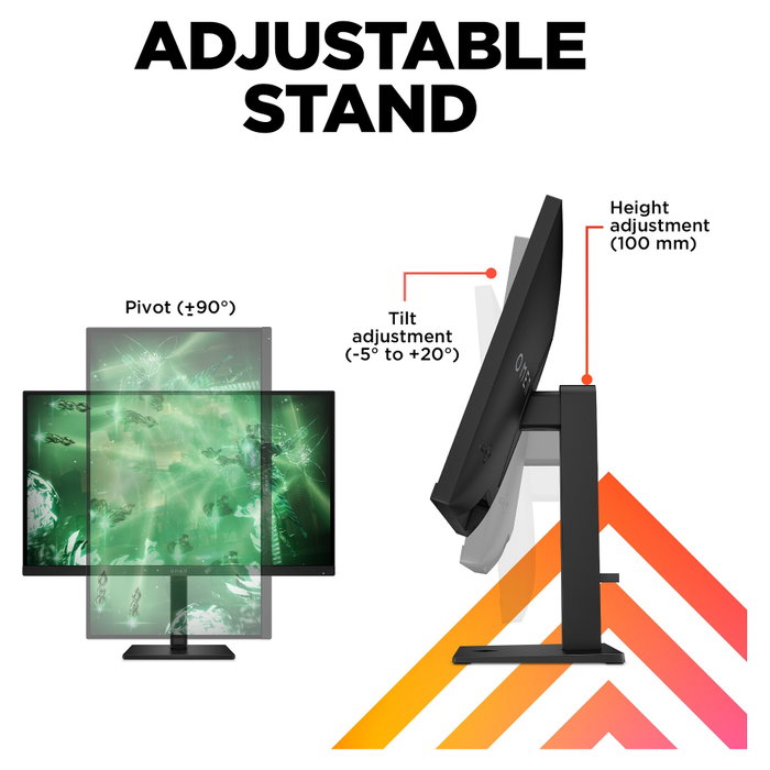 HP OMEN 27q Monitor Gaming 27 pulg. QHD IPS 165 Hz 1 ms Black