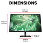 HP OMEN 27q Monitor Gaming 27 pulg. QHD IPS 165 Hz 1 ms Black