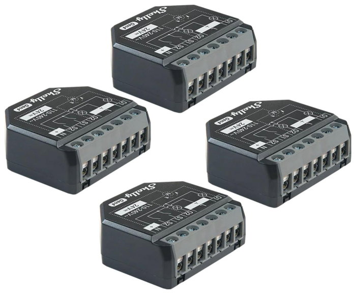 Shelly 2PM Gen4 Pack de 4 unidades
