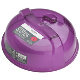 Cook Concept Tapa para Microondas, Diámetro 25.5 cm, Con Válvula de Escape de Aire