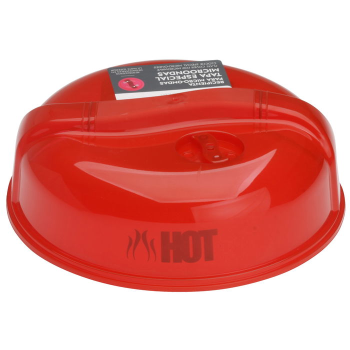 Cook Concept Tapa para Microondas, Diámetro 25.5 cm, Con Válvula de Escape de Aire