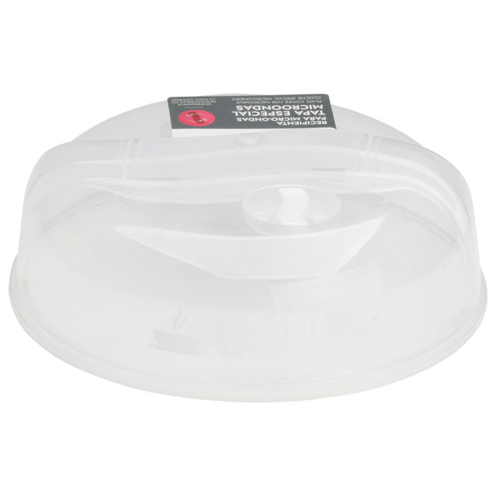 Cook Concept Tapa para Microondas, Diámetro 25.5 cm, Con Válvula de Escape de Aire