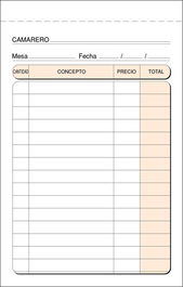 Talonario Camareros Bolsillo Dupli Loan (Set de 10)