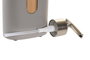 DKD Home Decor Dosificador Cemento y Bambú Mate Gris