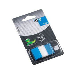 Varios Info flags Banderitas adhesivas con dispensador azul
