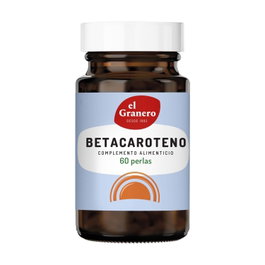 El Granero Integral Betacaroteno 330mg 60 perlas - Antioxidante y protector de la piel