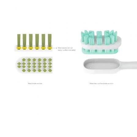 Cabezal de Recambio Xiaomi para Mi Electric Toothbrush/ Pack 3 uds Cabezal de Recambio Xiaomi para Mi Electric Toothbrush/ Pack 3 uds