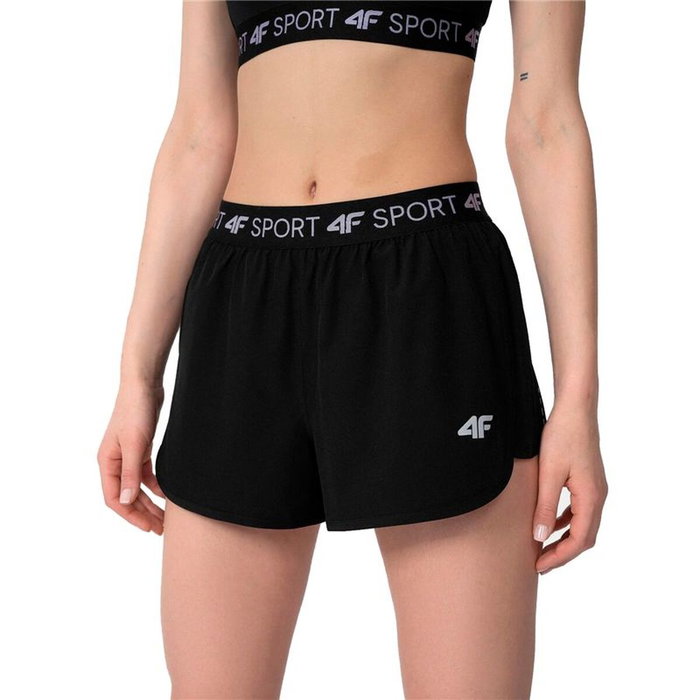 Pantalones Cortos Deportivos para Mujer 4F 4F Quick-Drying Negro XS