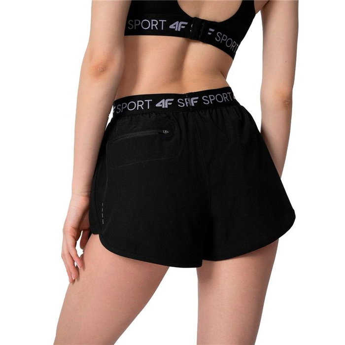 Pantalones Cortos Deportivos para Mujer 4F 4F Quick-Drying Negro XS