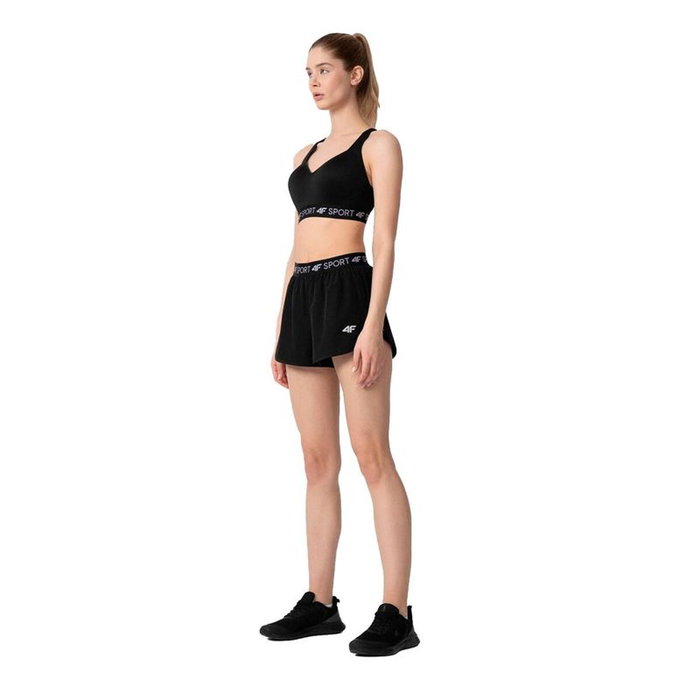 Pantalones Cortos Deportivos para Mujer 4F 4F Quick-Drying Negro XS