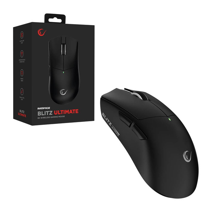 Rampage Blitz Ultimate Ratón Gaming Inalámbrico 30000 DPI Negro Rampage Blitz Ultimate Ratón Gaming Inalámbrico 30000 DPI Negro