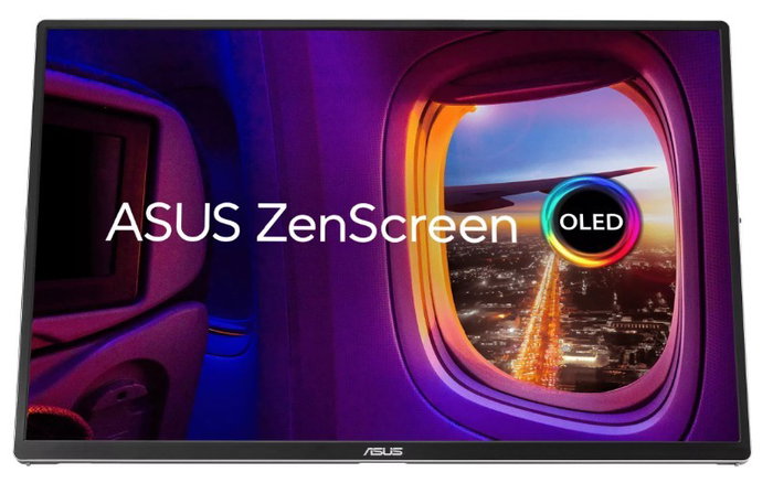 ASUS ZenScreen OLED MQ16FC 40,6 cm 16:10 WUXGA Plata