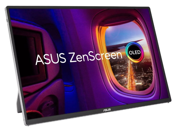 ASUS ZenScreen OLED MQ16FC 40,6 cm 16:10 WUXGA Plata