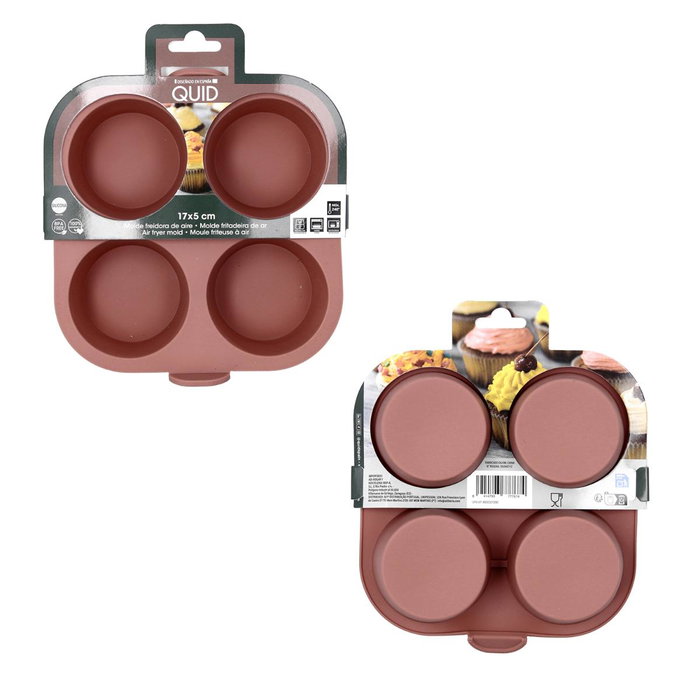 Molde Silicona 4 Muffins Terrae Quid 17x17x5 cm (12 Unidades) Molde Silicona 4 Muffins Terrae Quid 17x17x5 cm (12 Unidades)