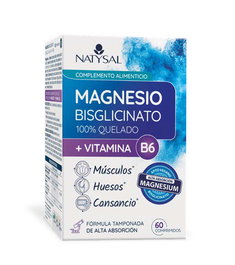 Magnesio Bisglicinato 100% Quelado Con Vitamina B6