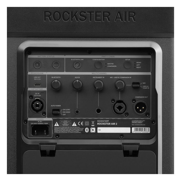 Teufel ROCKSTER AIR 2 Altavoz Bluetooth Inalámbrico Negro