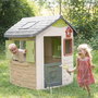 Smoby Casa de Juego Jura Lodge para Niños +3 Años, Dimensiones 132x115.40 cm