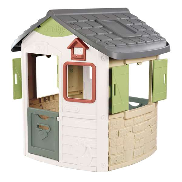 Smoby Casa de Juego Jura Lodge para Niños +3 Años, Dimensiones 132x115.40 cm