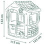 Smoby Casa de Juego Jura Lodge para Niños +3 Años, Dimensiones 132x115.40 cm