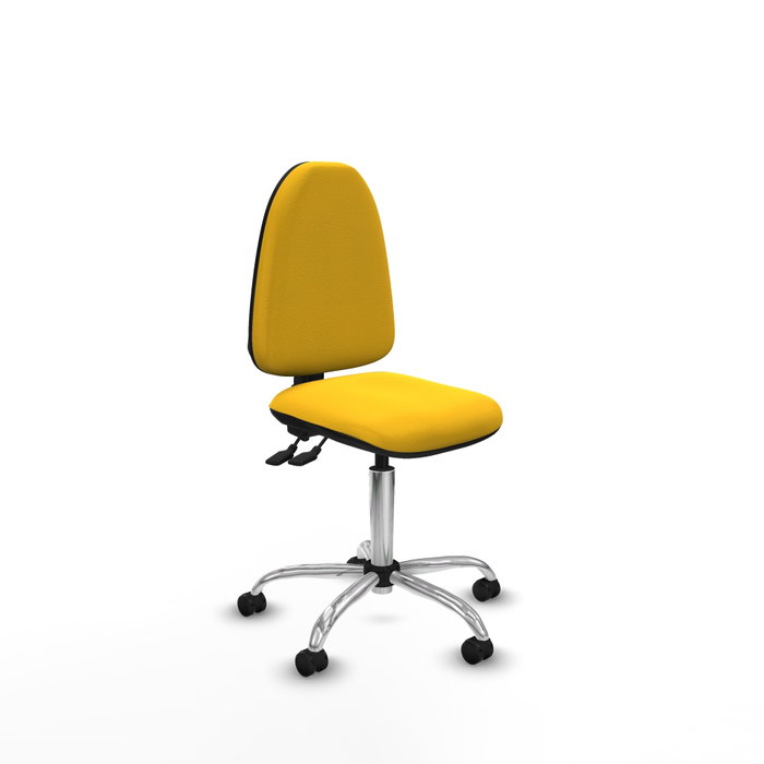PIQUERAS Y CRESPO Silla de oficina Aýna Amarillo Sin brazos PIQUERAS Y CRESPO Silla de oficina Aýna Amarillo Sin brazos