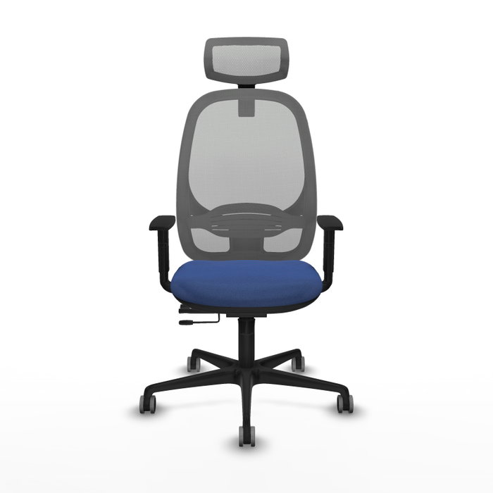 PIQUERAS Y CRESPO Silla de oficina Cilanco Azul Marino y Gris