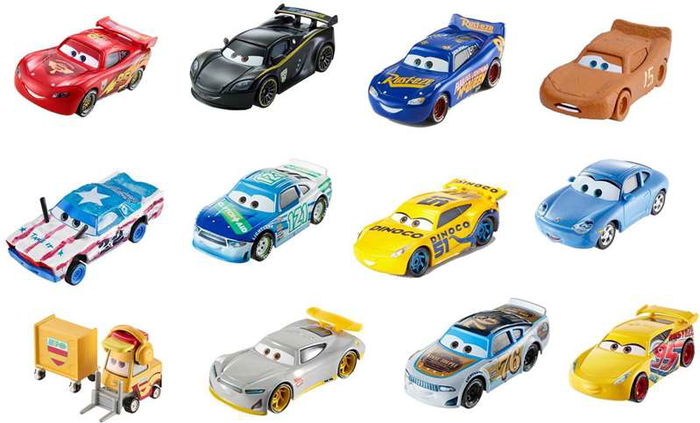 Mattel Cars 3 Coche a Escala 1:55 - Modelos Surtidos para Niños a Partir de 3 Años