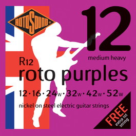 Juego de Cuerdas Rotosound para Guitarra Eléctrica 12-52