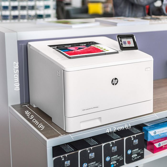 HP Color LaserJet Pro M454dw Impresora Laser, 600 x 600dpi, 28ppm, WiFi