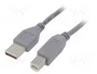 Gembird Cable USB 2.0 Tipo A a B Macho/Macho 1,8 m Gris