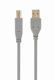 GEMBIRD Cable USB 2.0 A/B Macho-Macho 1.8m Gris