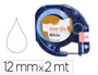 Q-connect Cinta compatible para rotuladora DYMO 12 mm x 4 m negro-blanco