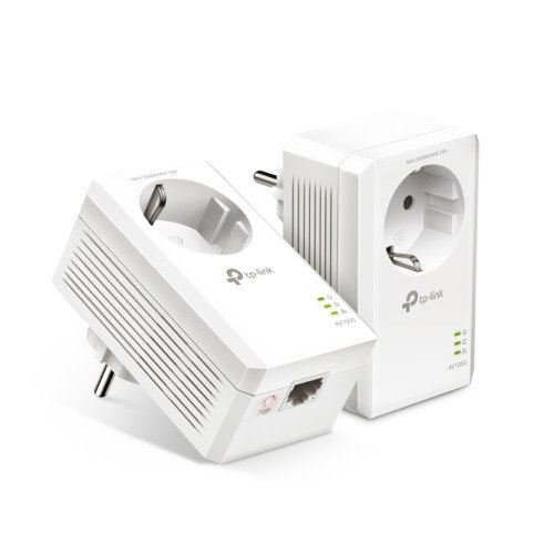 TP-Link TL-PA7017P KIT AV1000 Adaptador Powerline Gigabit con Enchufe Integrado, Pack de 2 TP-Link TL-PA7017P KIT AV1000 Adaptador Powerline Gigabit con Enchufe Integrado, Pack de 2