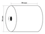 Exacompta Rollo Sumadora Electra Offset 70 mm x 70 mm 60 g/m² para Caja Registradora y Calculadoras